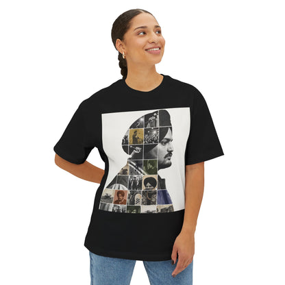 Collage Profile Tee — Vintage Music Portrait T-Shirt